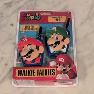 NEW UNOPENED Super Mario Walkie Talkies